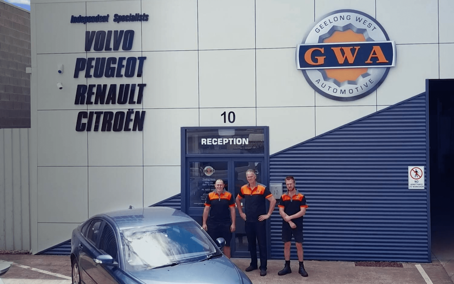 GWA-store-front German Automotive storefront